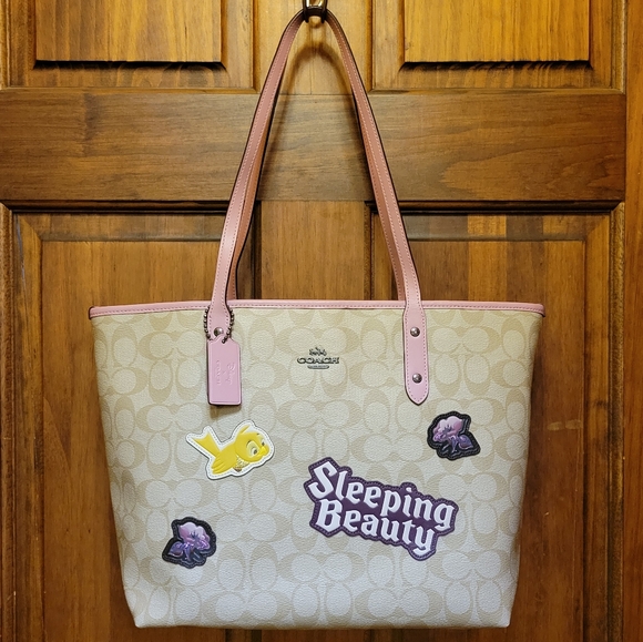 Coach X Disney Sleeping Beauty City Zip Tote Limited Edition F73359 - Picture 1 of 16